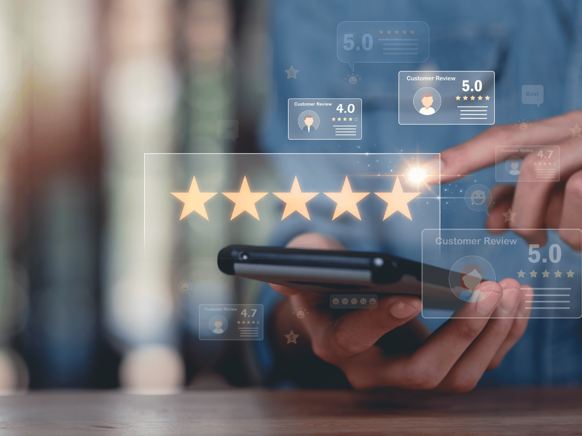 reviews concept